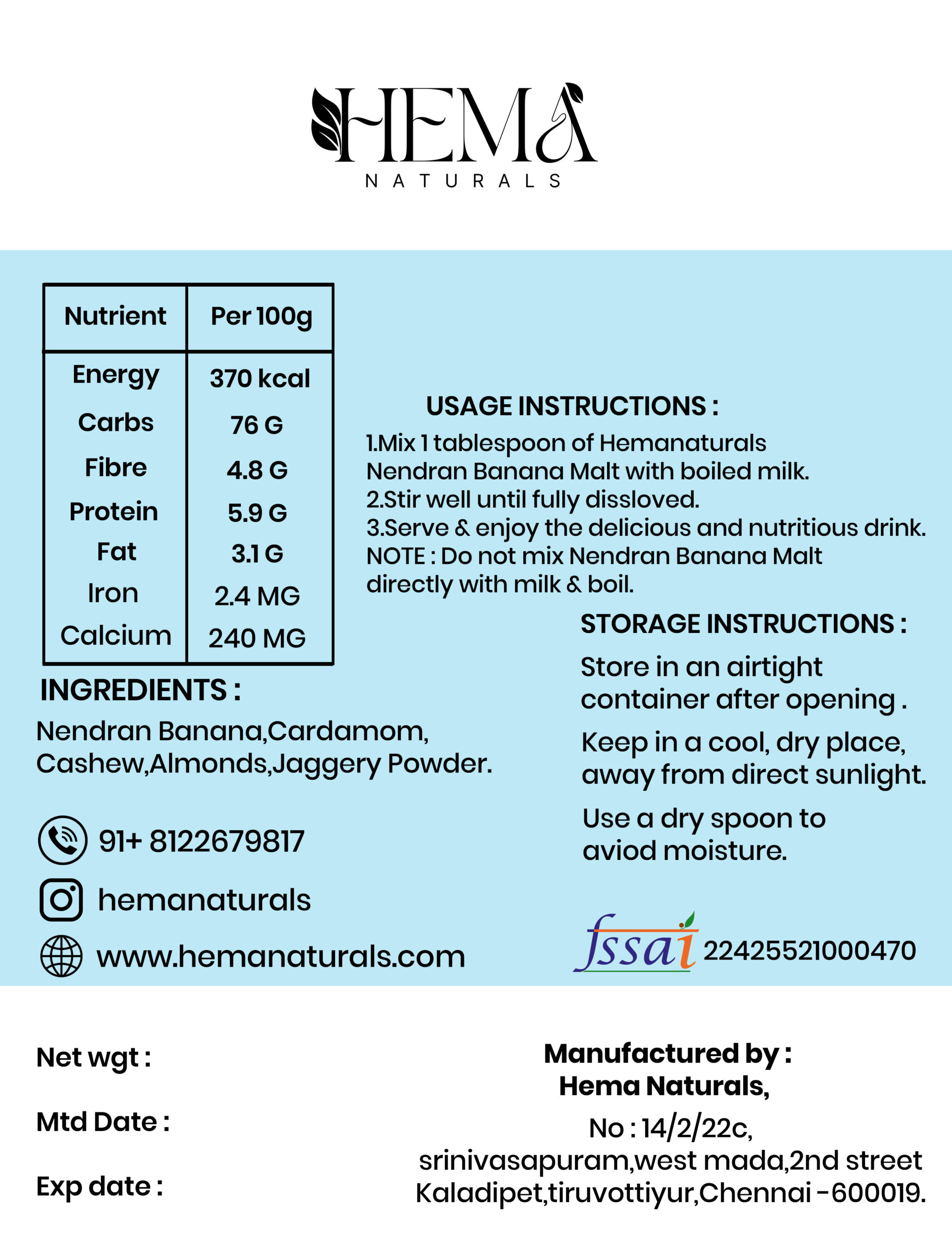 Nendran Banana Malt - Image 2