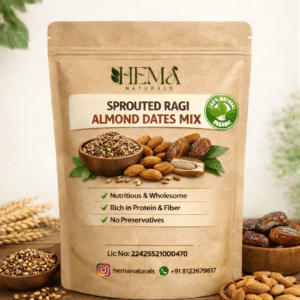 Sprouted Ragi Almond Date Mix